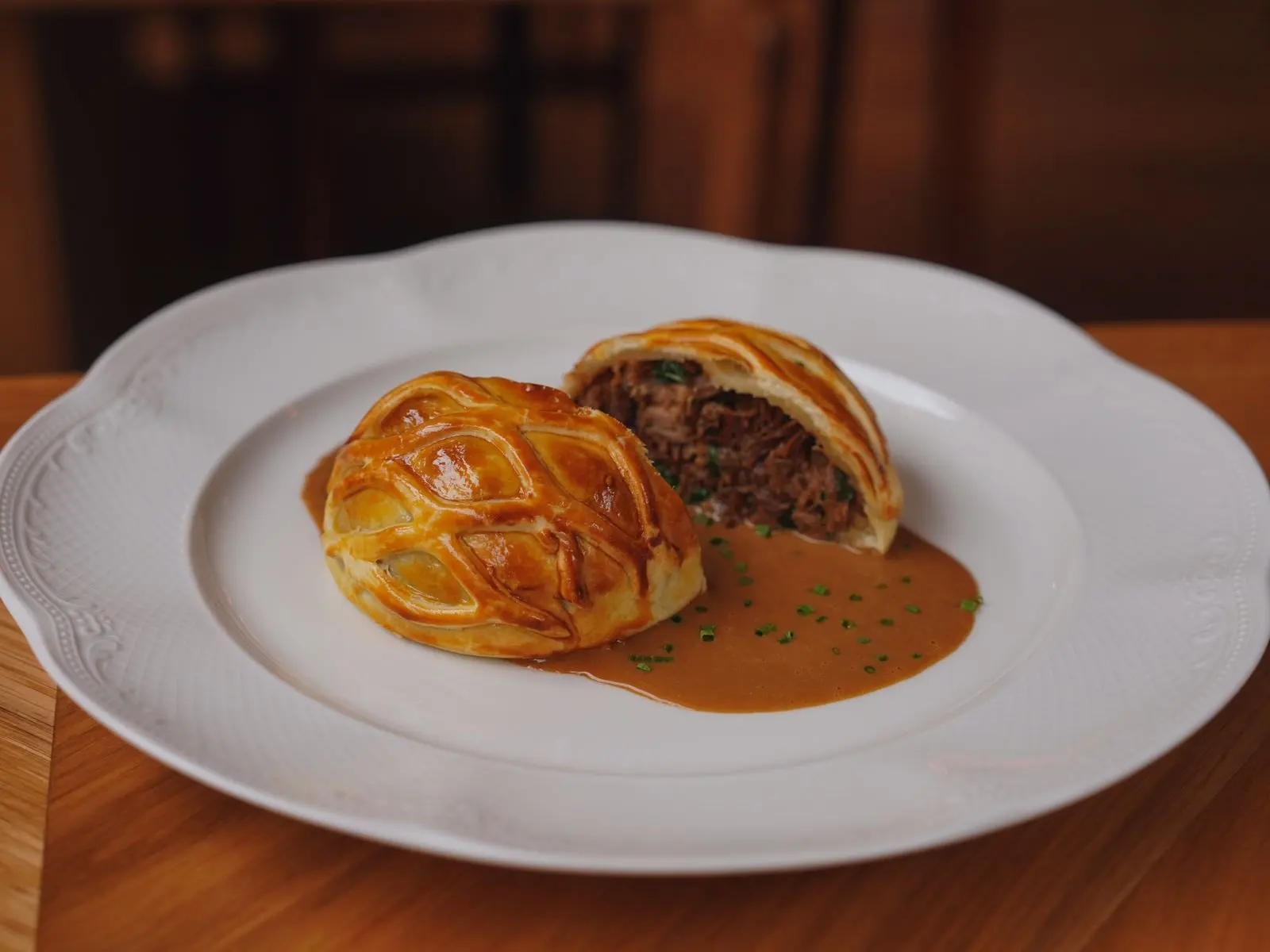 Beef Wellington, cooked for Table d'Adrian