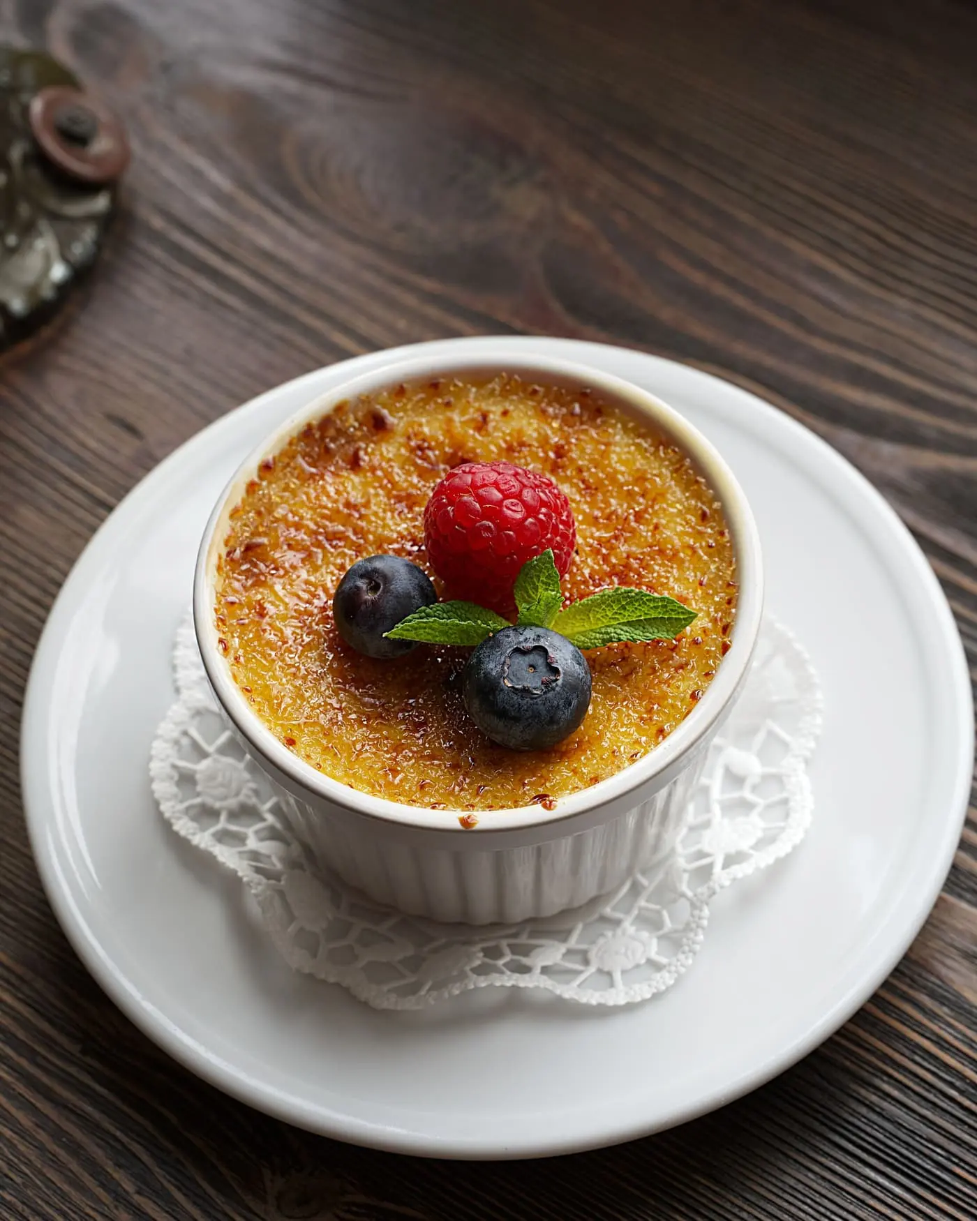 Creme Brulee, cooked for Table d'Adrian