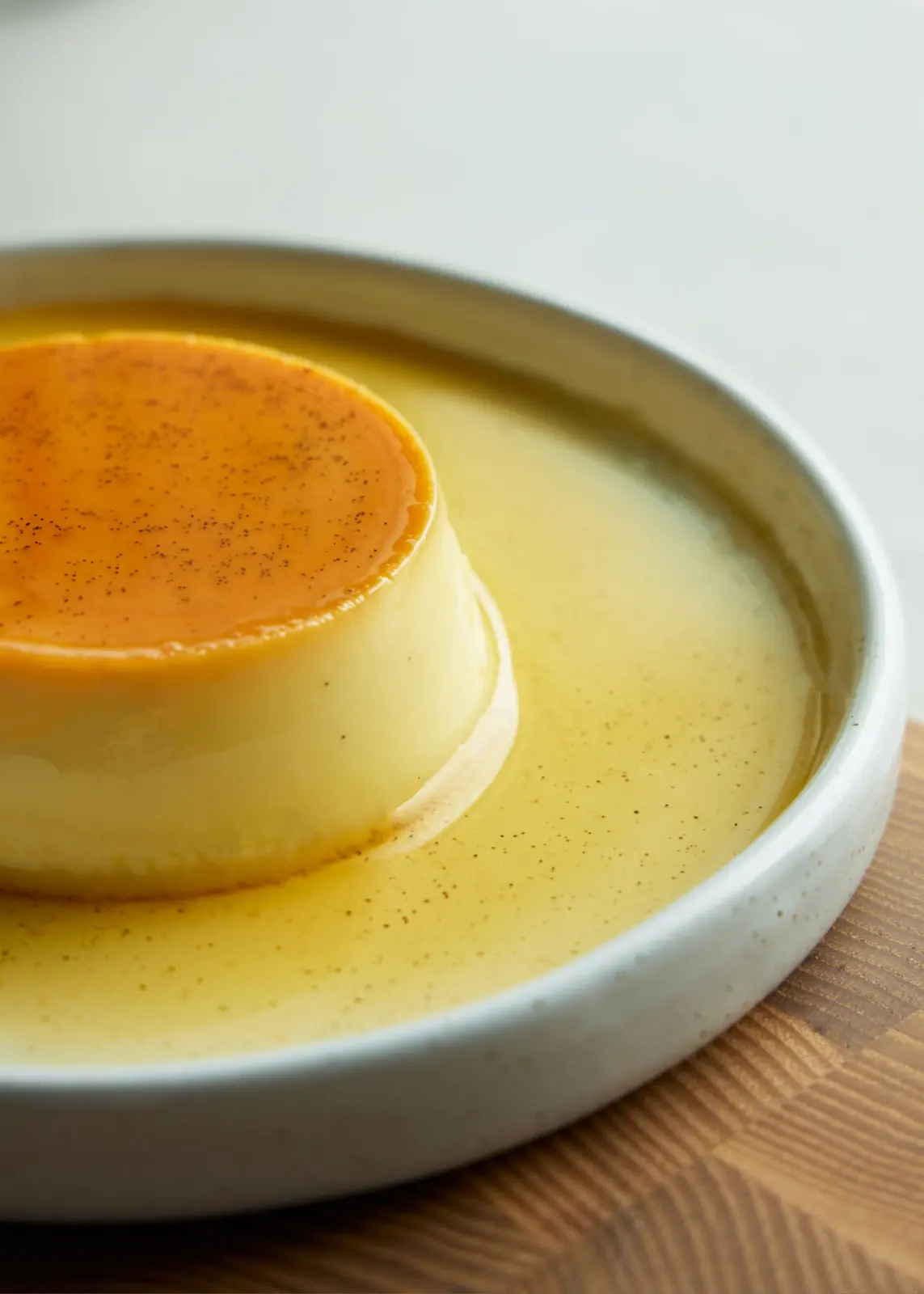 Creme caramel, cuisine Table d'Adrian