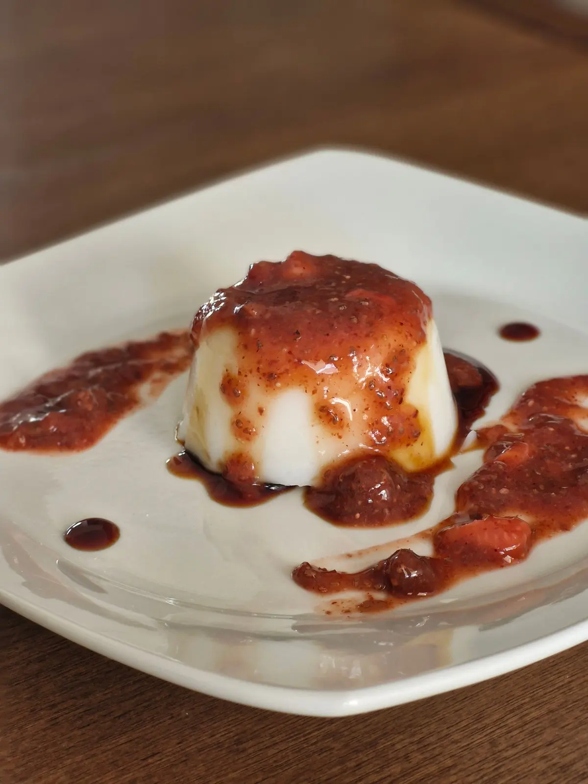 Panna cotta, cuisine Table d'Adrian
