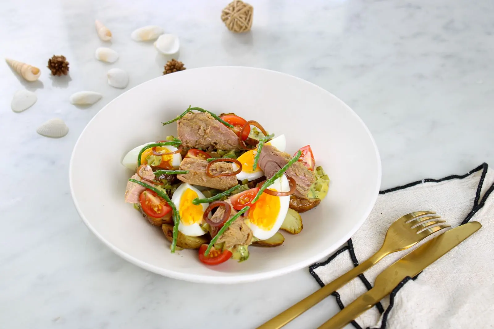 Salade Nicoise, cooked for Table d'Adrian