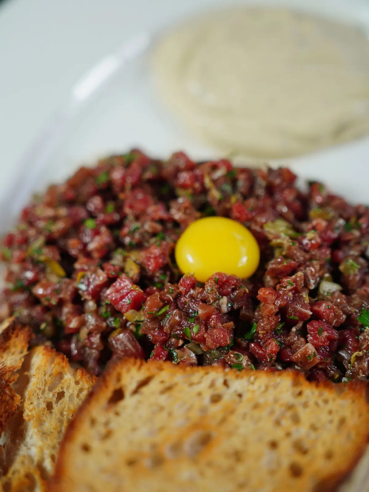 Steak tartare, cuisine Table d'Adrian