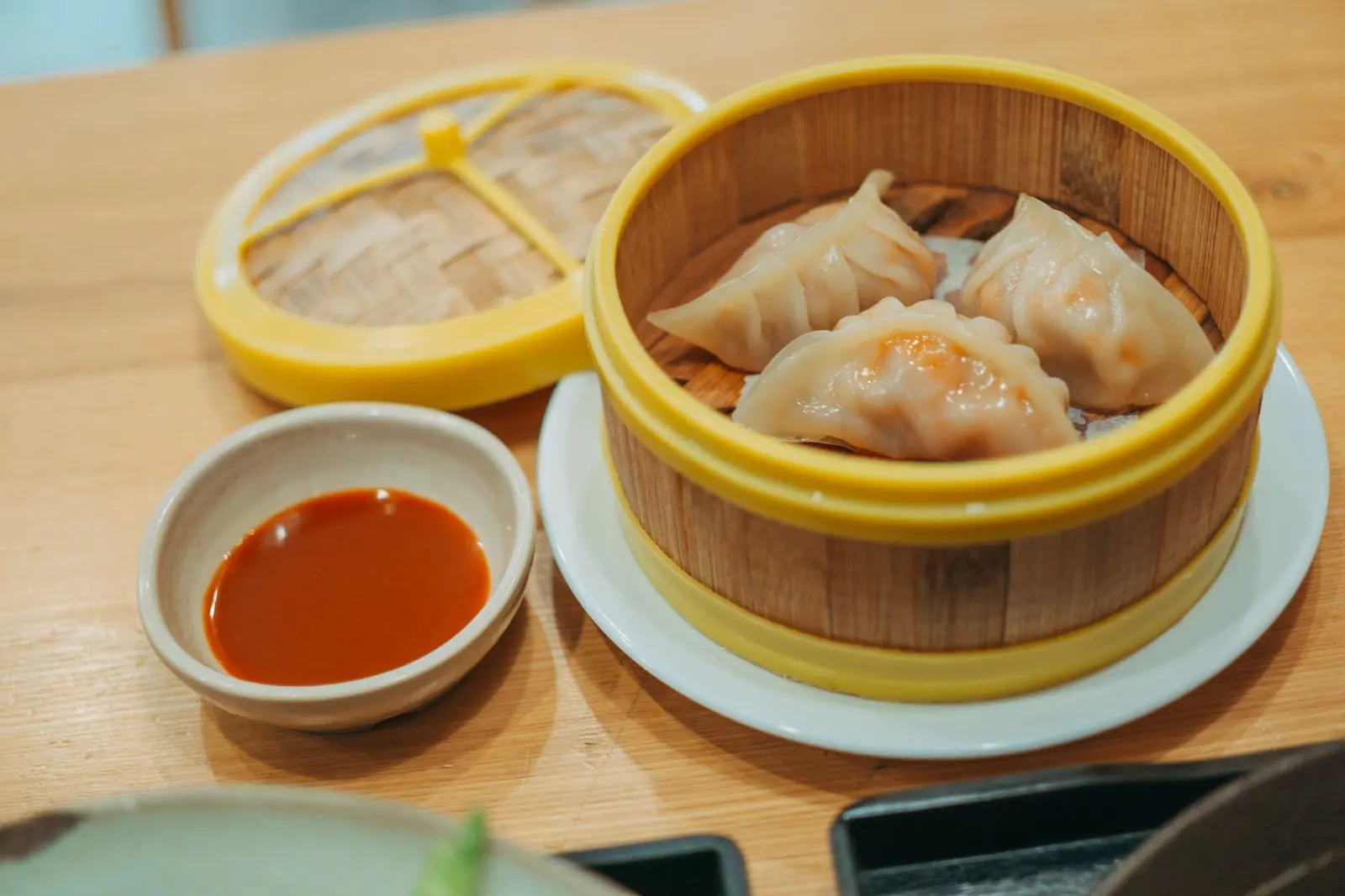 Dumplings, cooked for Table d'Adrian