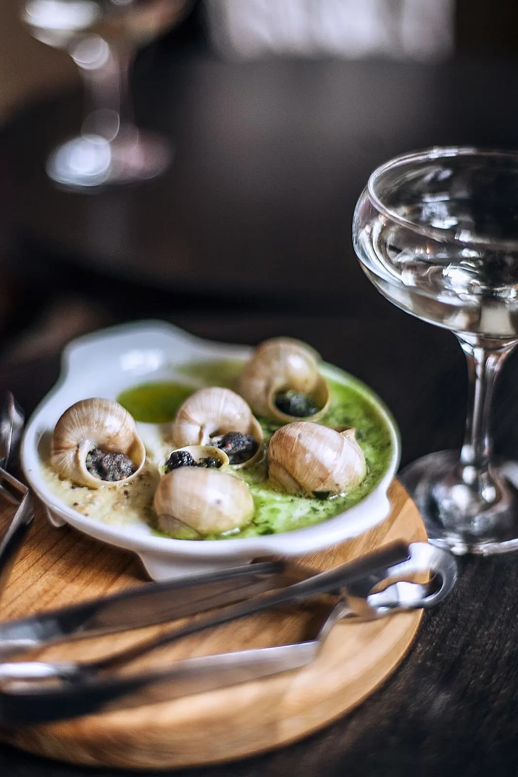 Escargots, cooked for Table d'Adrian