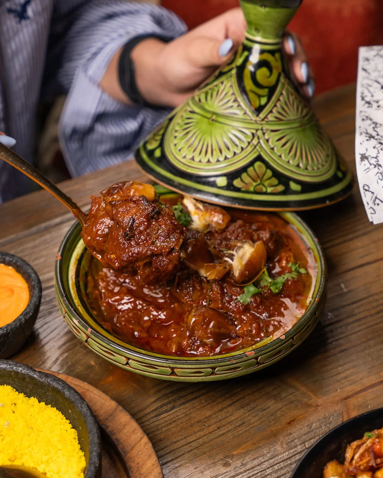 Lamb Tagine, cooked for Table d'Adrian
