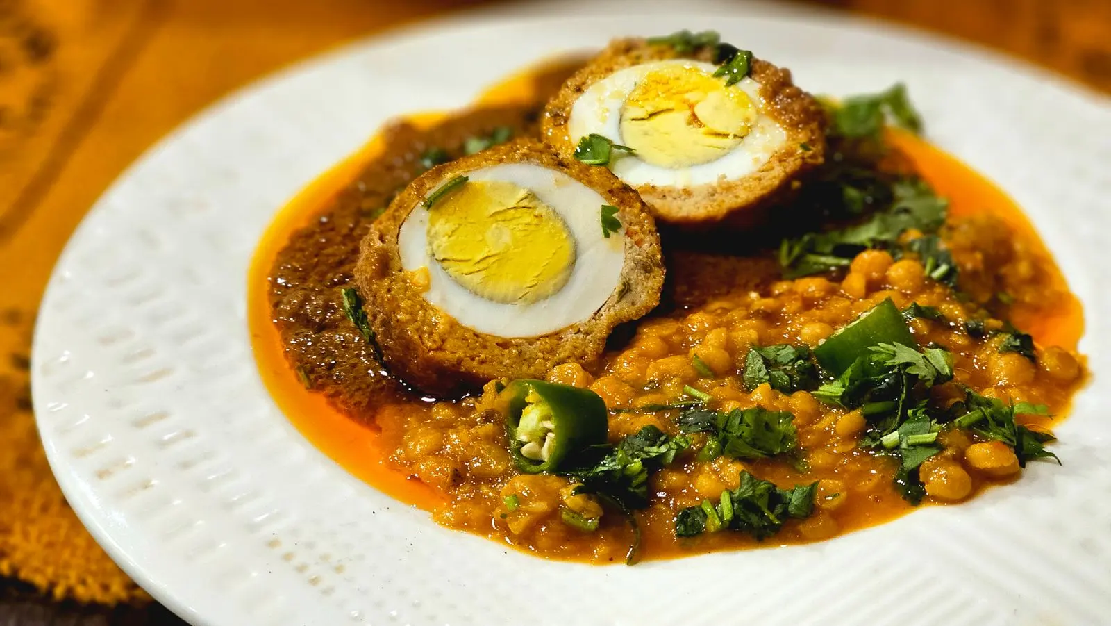 Scotch Egg, cooked for Table d'Adrian