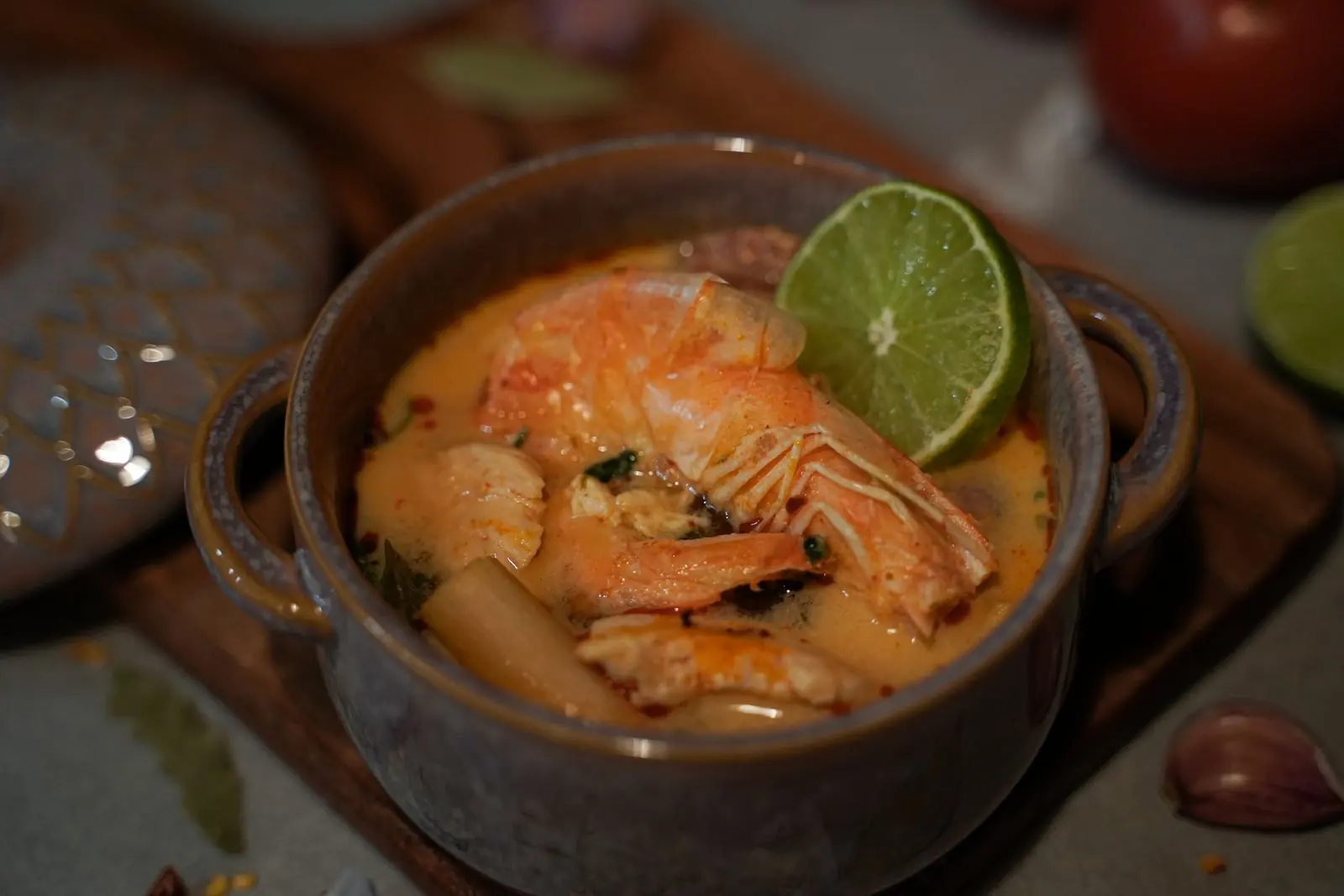 Tom Yum, cooked for Table d'Adrian